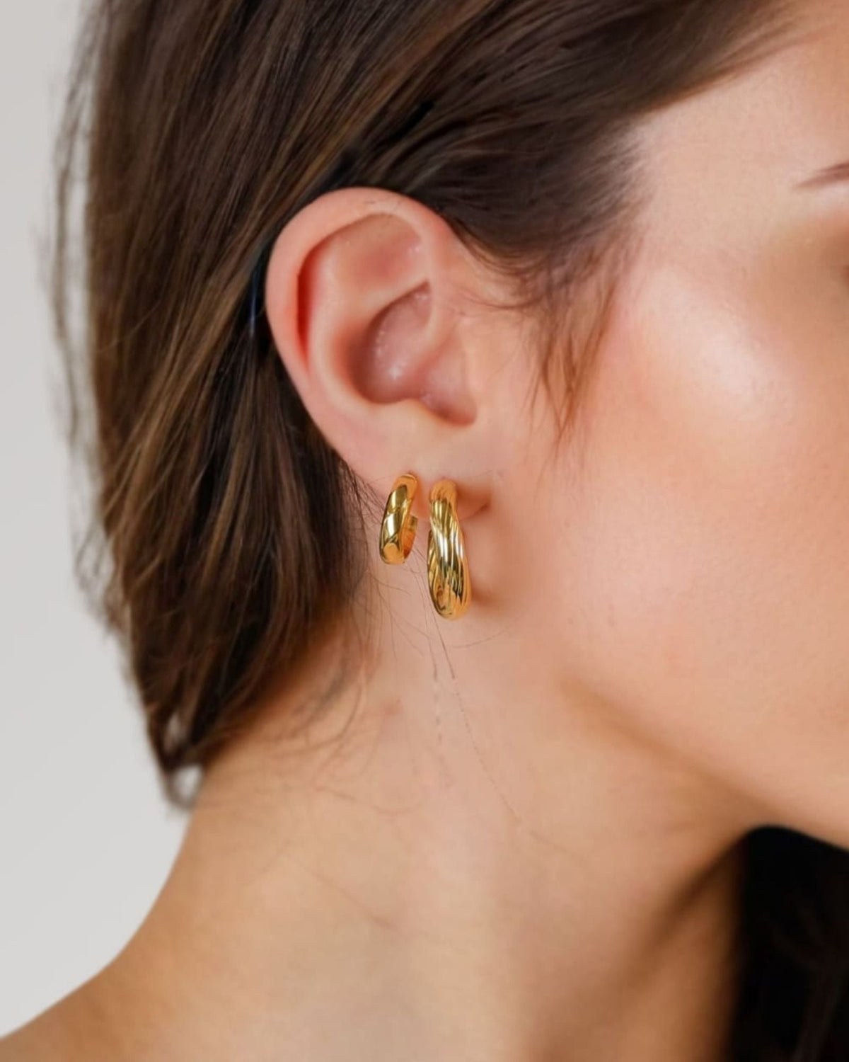 LAVANA Oceania Gold Hoop Earrings