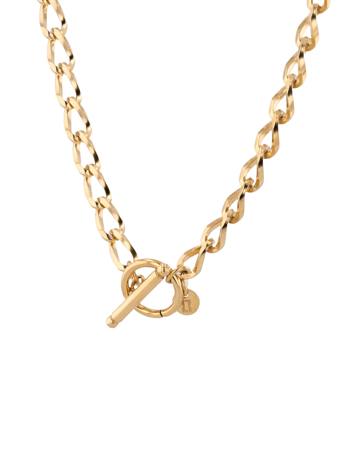 LAVANA Off Duty T-Bar Gold Chain Necklace