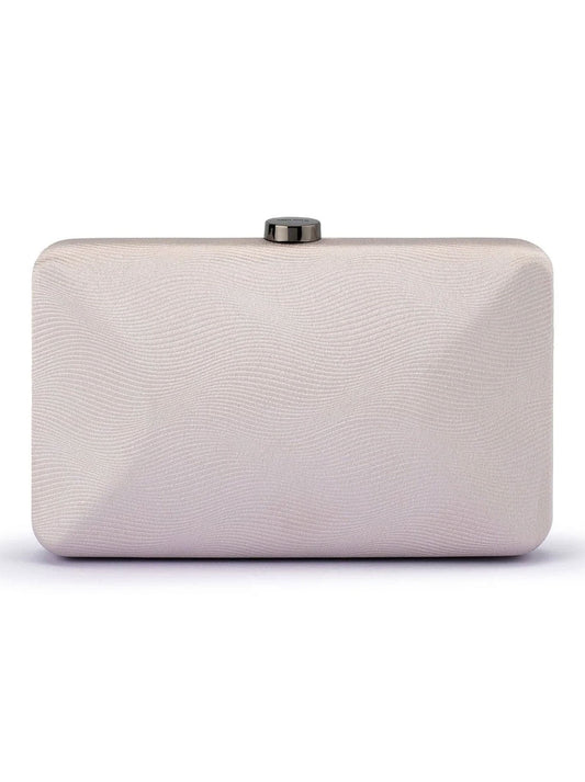 Image of Bags. Productname: OLGA BERG DELIA CLUTCH in Mink colour by brand - Olga Berg