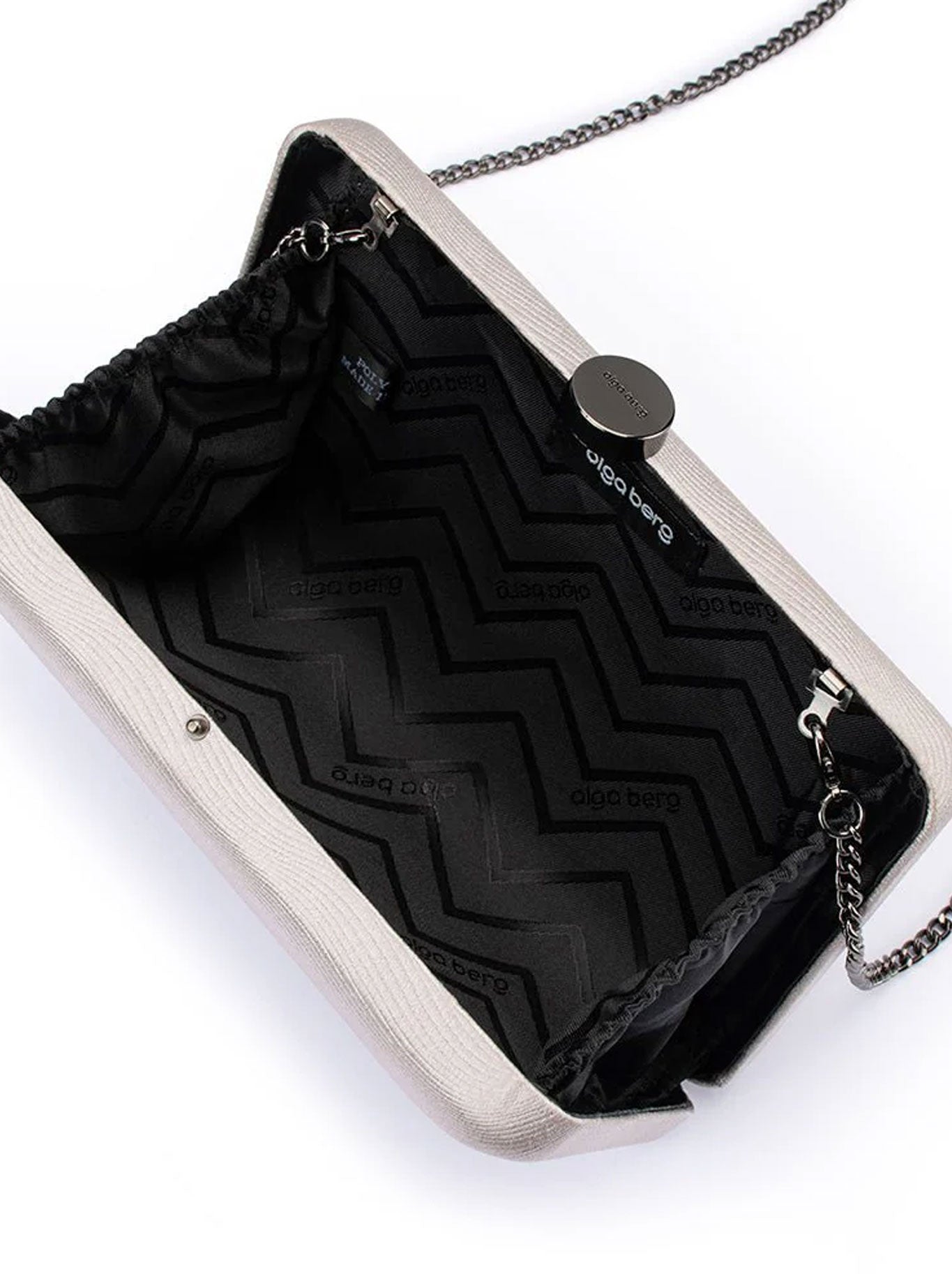 OLGA BERG DELIA CLUTCH (Mink)