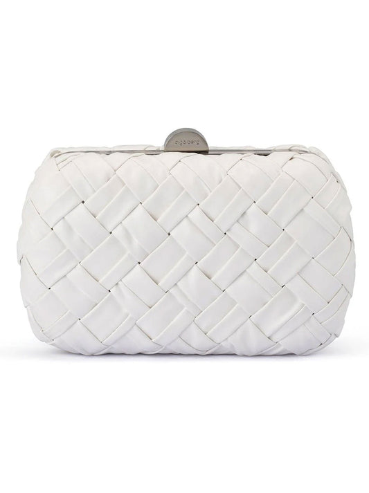 OLGA BERG HAVEN CLUTCH (White)