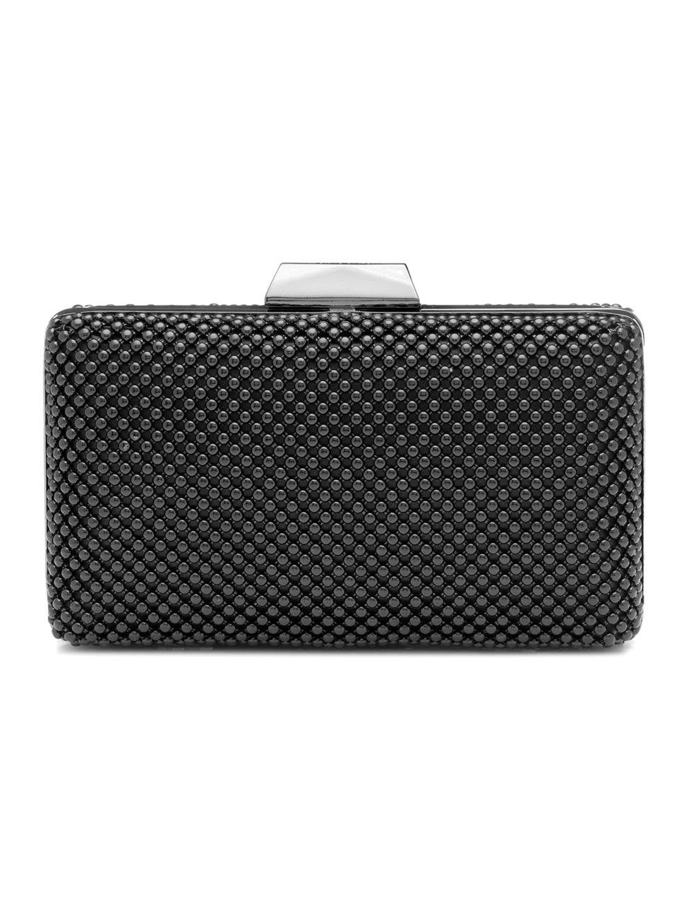 Image of Bags. Productname: OLGA BERG NATASHA CLUTCH in Black colour by brand - Olga Berg
