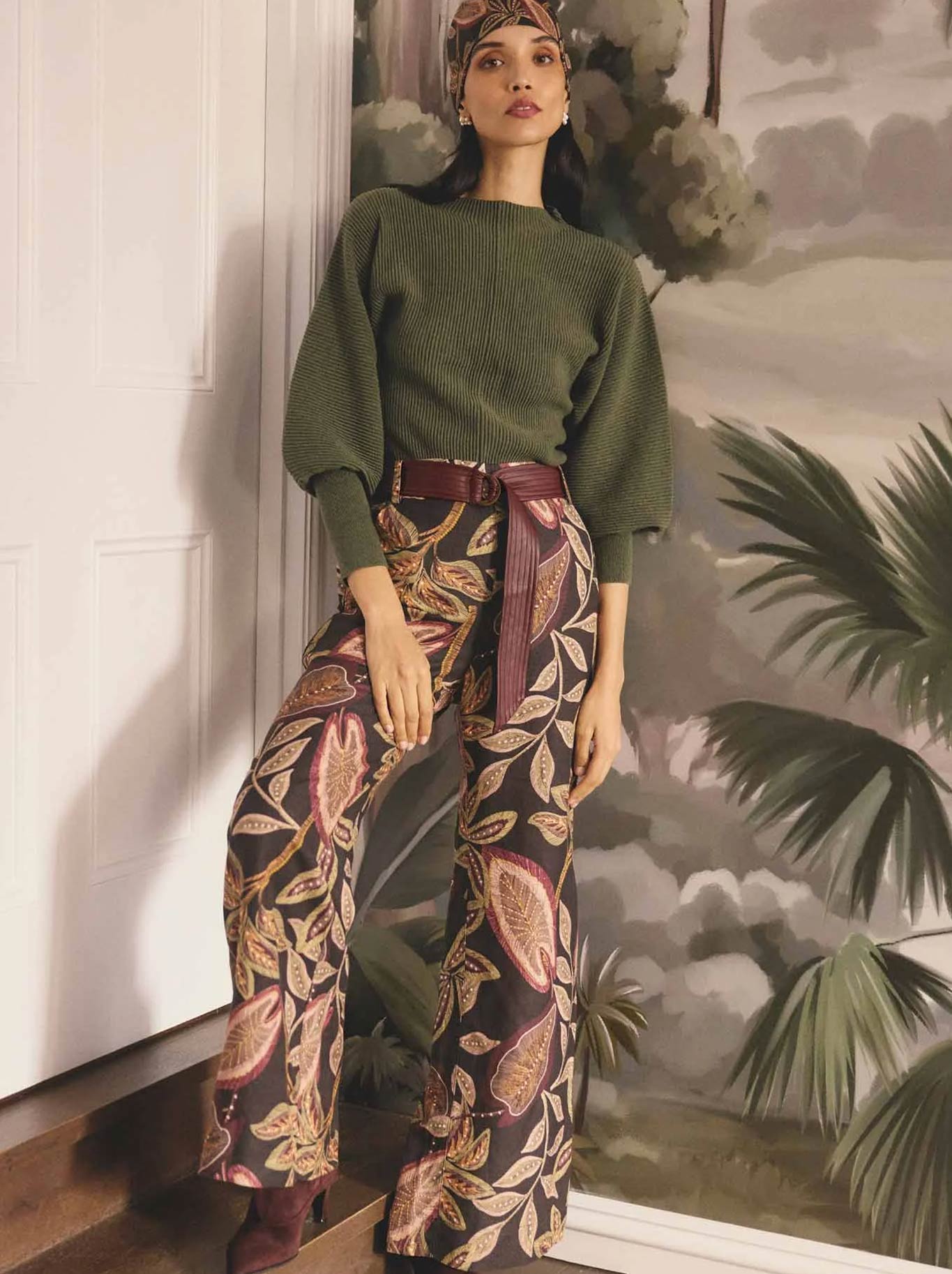 ONCE WAS ADELE PANT (Dark Tropique)