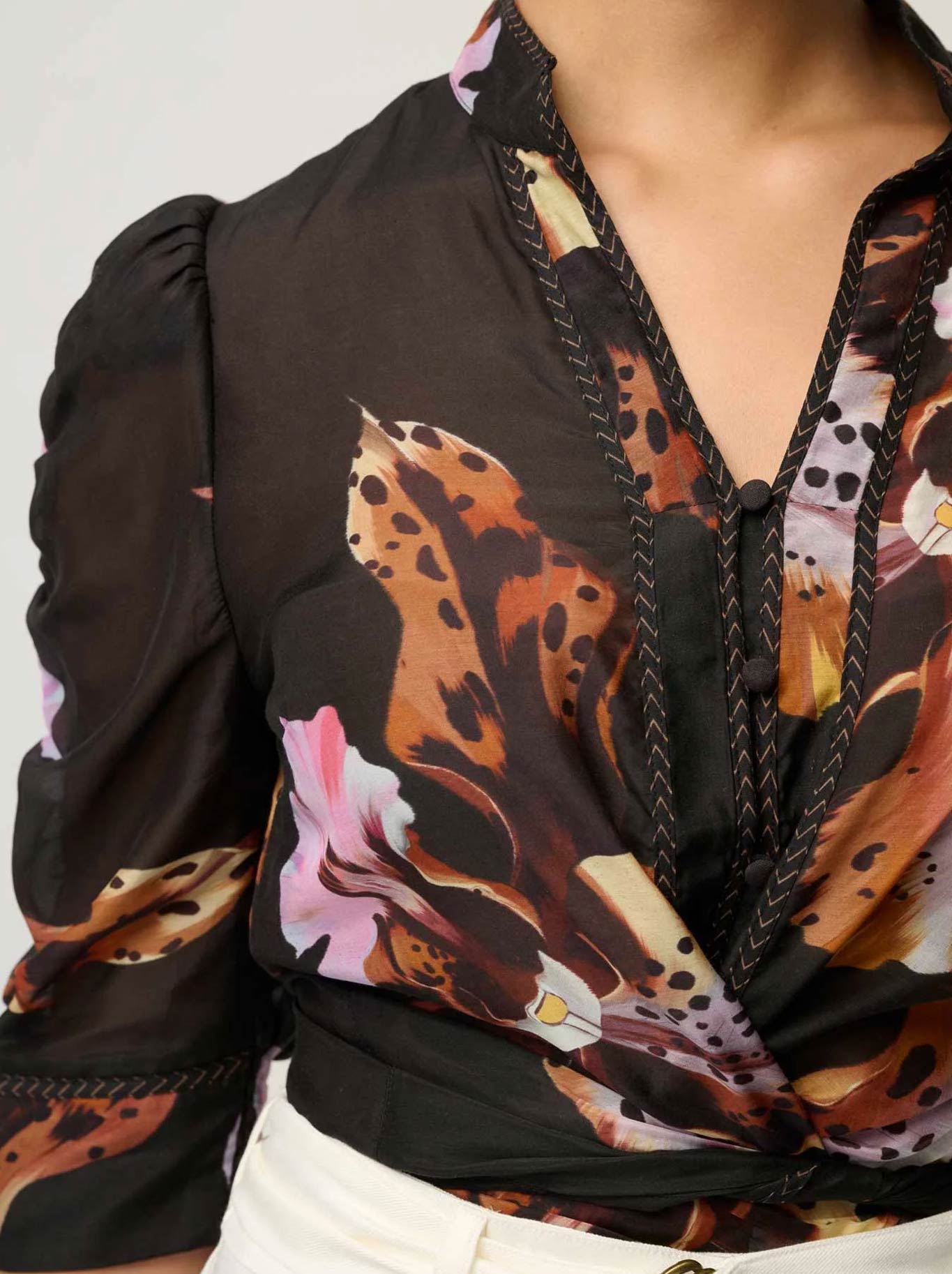 ONCE WAS CALANTHA SHIRT (Sunset Orchid)