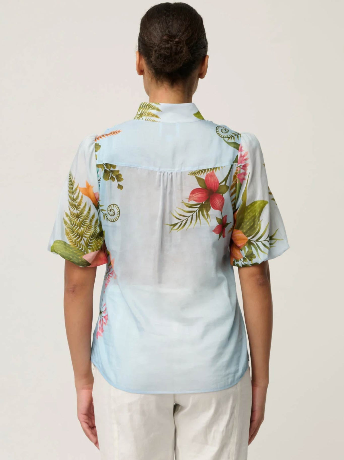 ONCE WAS CORALIE BLOUSE (Bloom Scape)