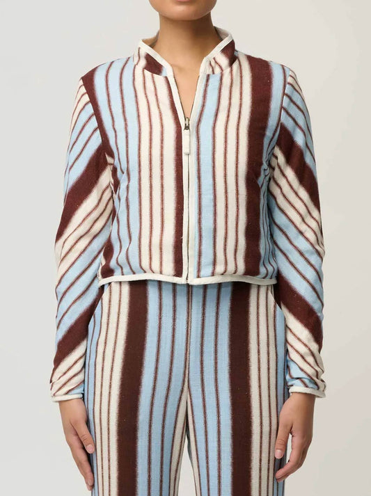 Image of Coats & Jackets. Product name - Once Was Delray Reversible Jacket in Iridescent colour by brand - Once Was