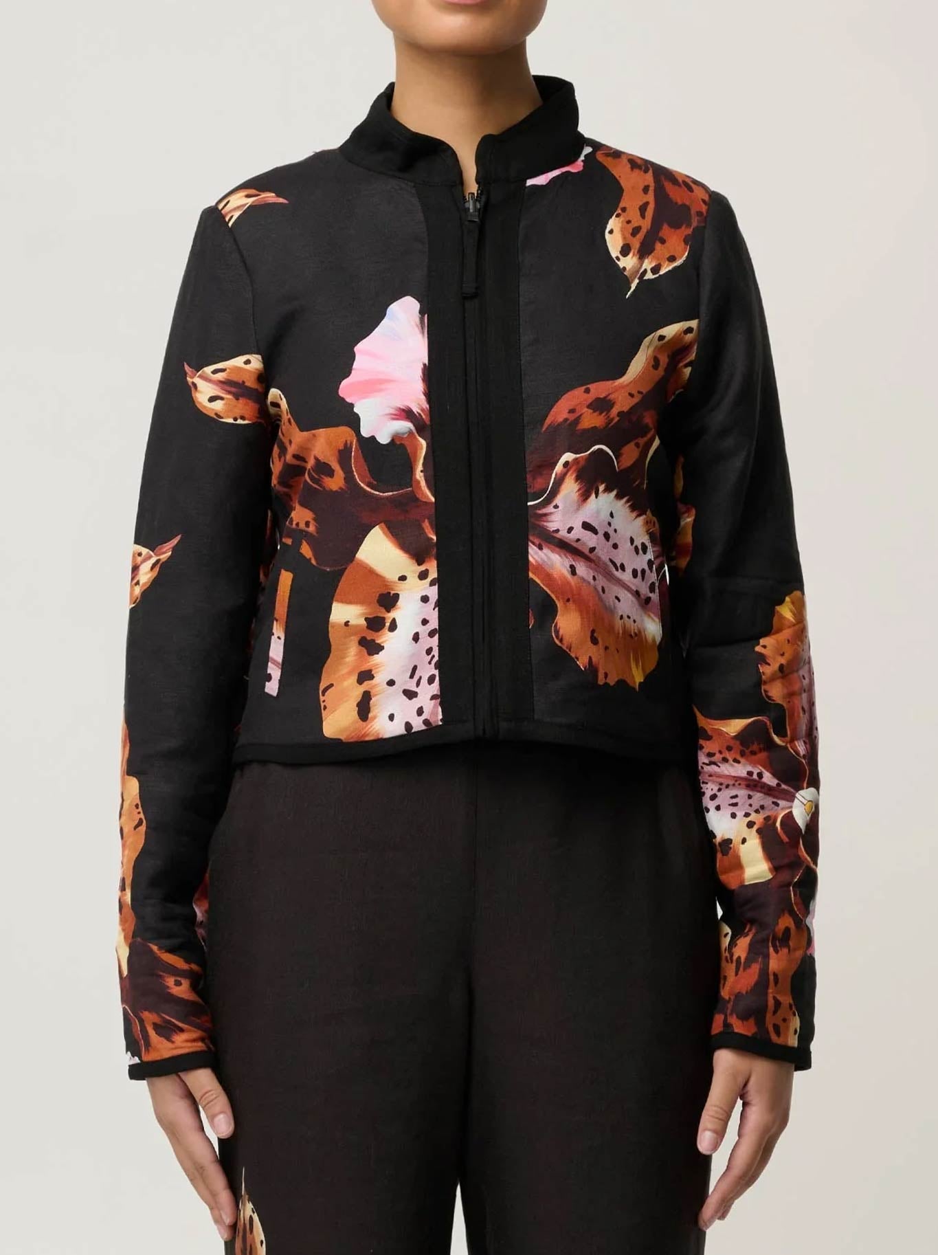 Image of Coats & Jackets. Product name - Once Was Delray Reversible Jacket in Sunset Orchid colour by brand - Once Was