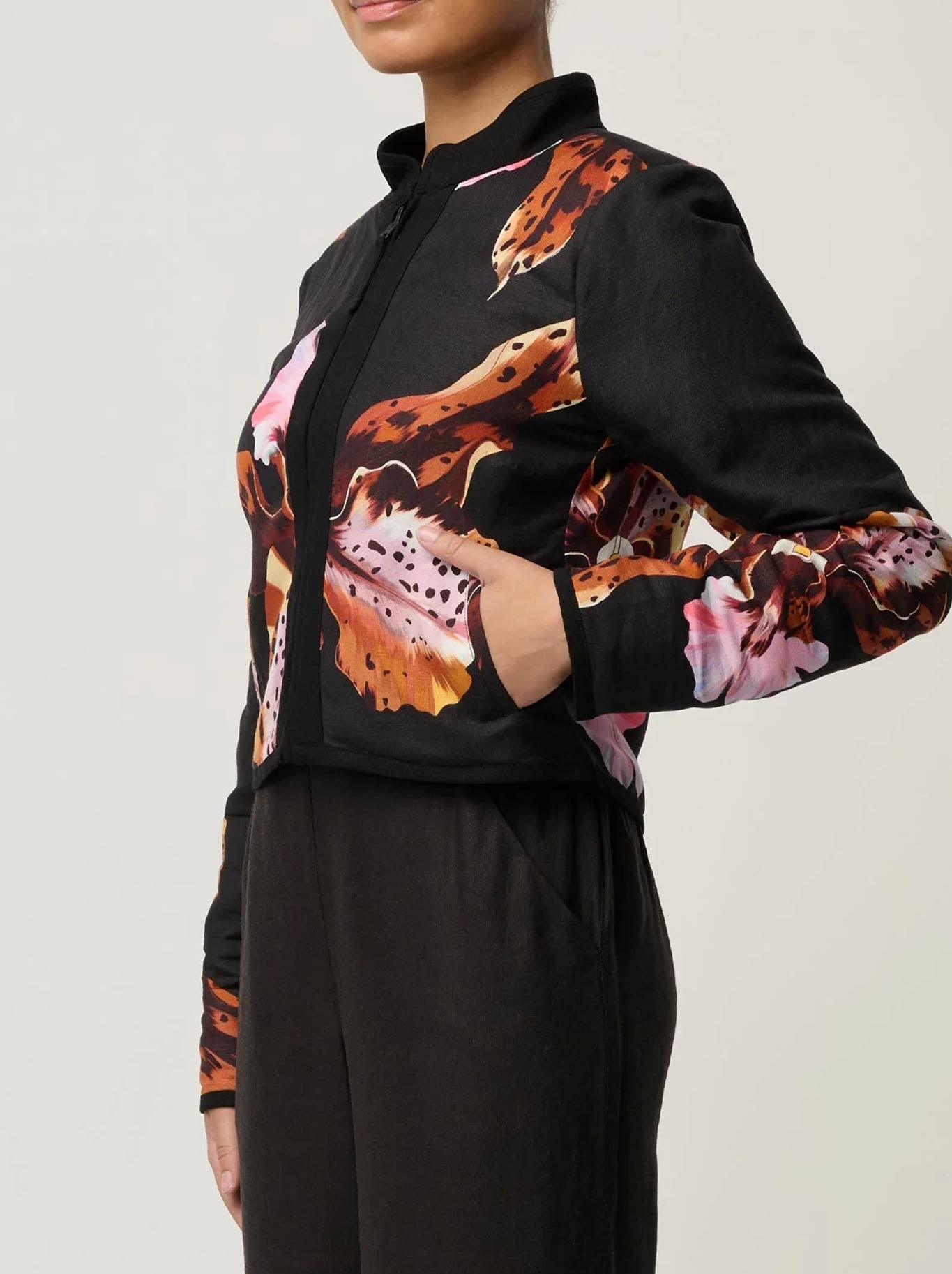 Once Was Delray Reversible Jacket (Sunset Orchid)