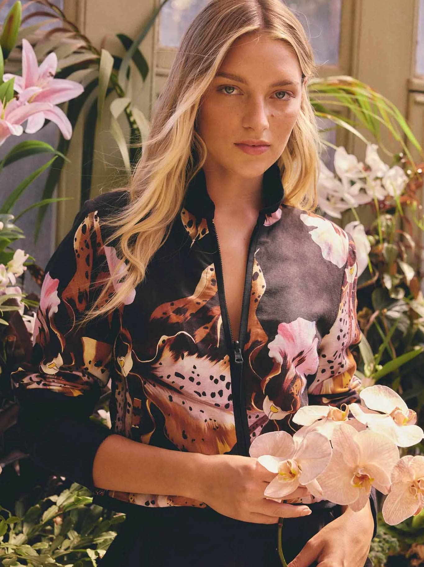 Once Was Delray Reversible Jacket (Sunset Orchid)