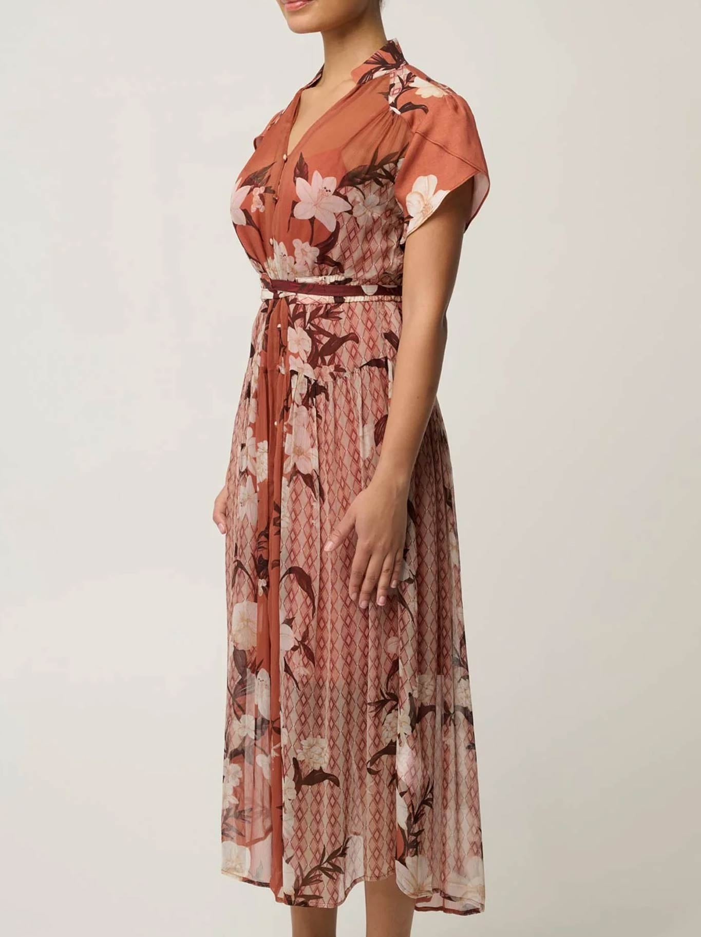 Once Was Perla Dress (Amber Vine)