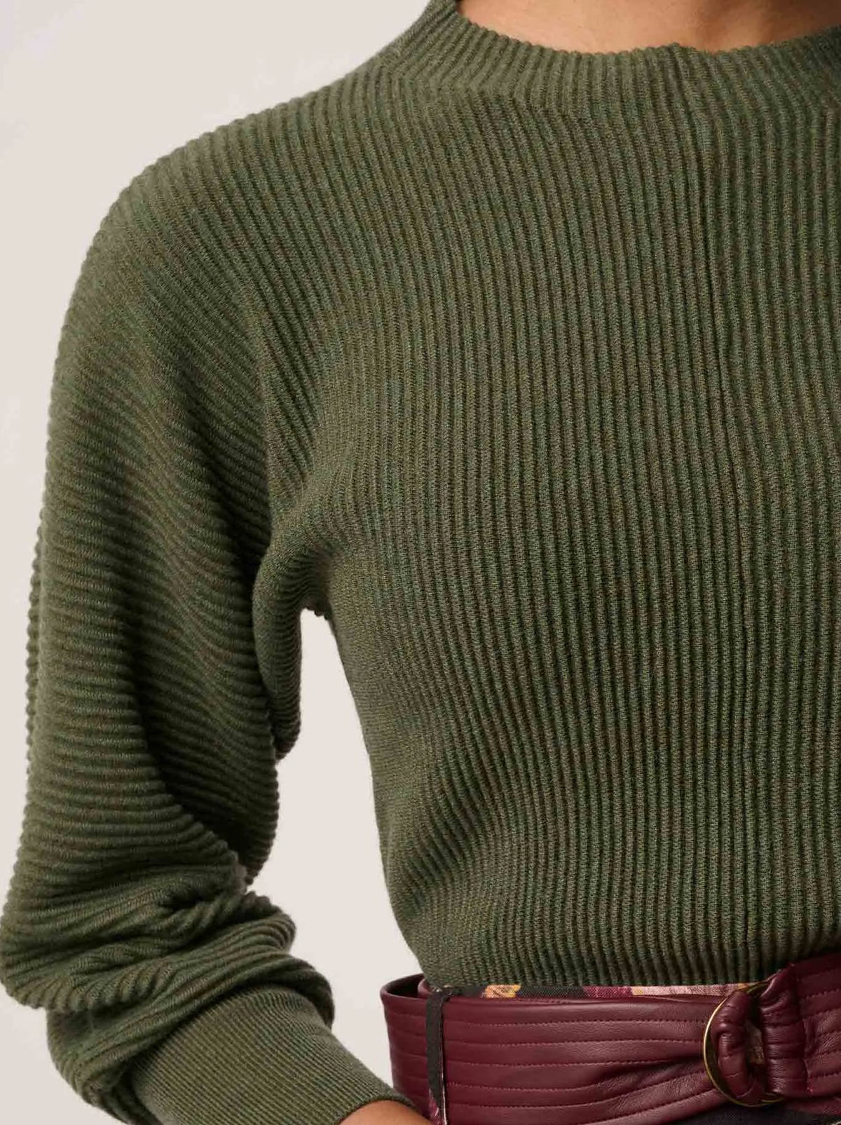ONCE WAS ROSELLE KNIT (Winter Moss)