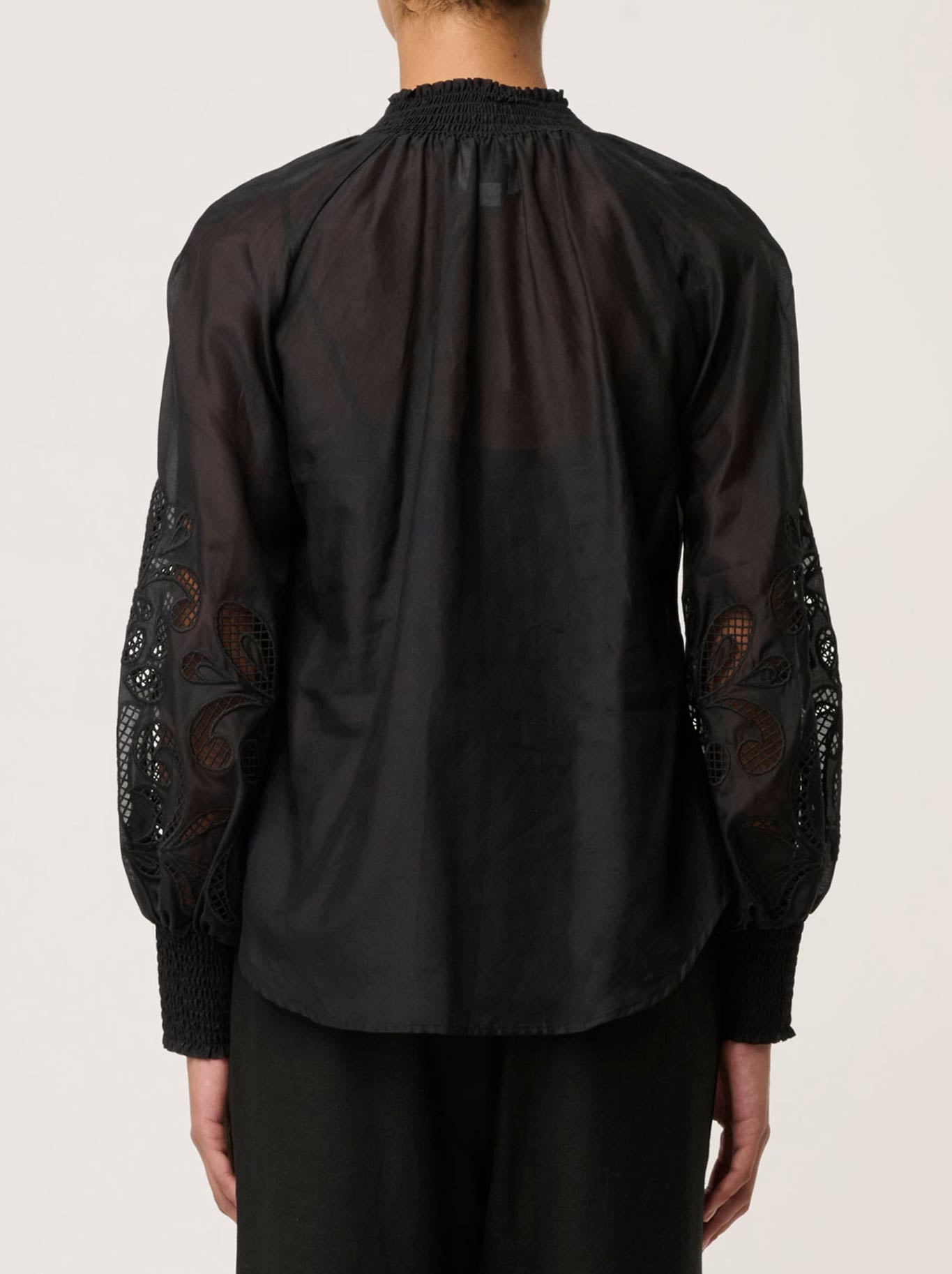 ONCE WAS SIMONA BLOUSE (Black)