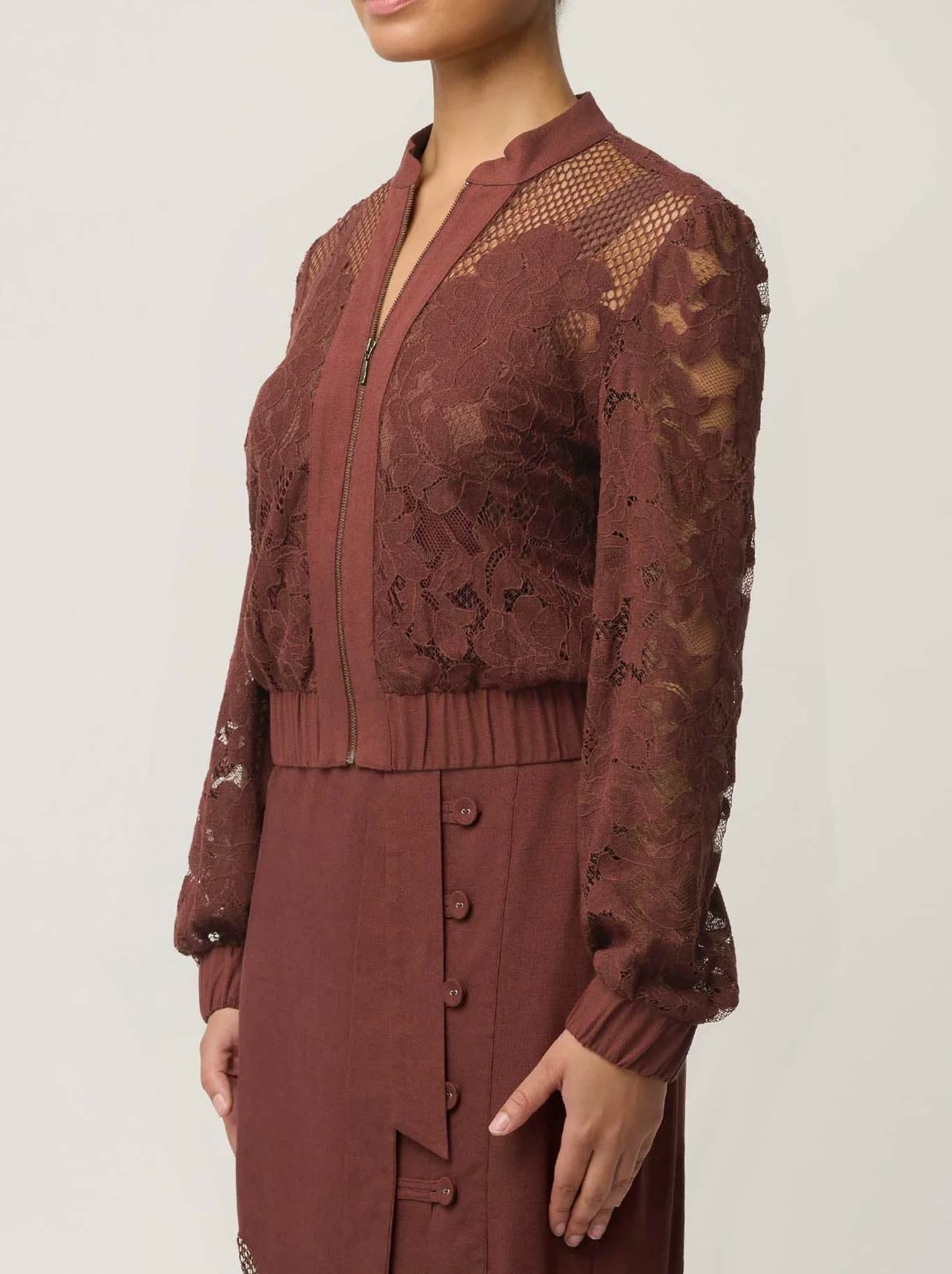 Once Was Solene Bomber (Rosewood)