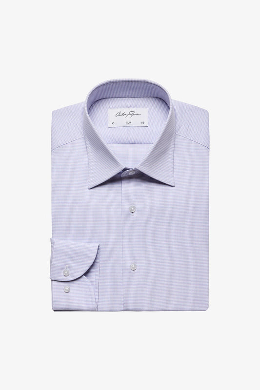 Anthony Squires Onder Formal Shirt Lilac (Microdesign)