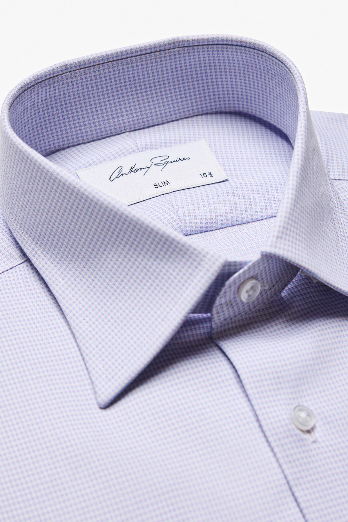 Anthony Squires Onder Formal Shirt Lilac (Microdesign)