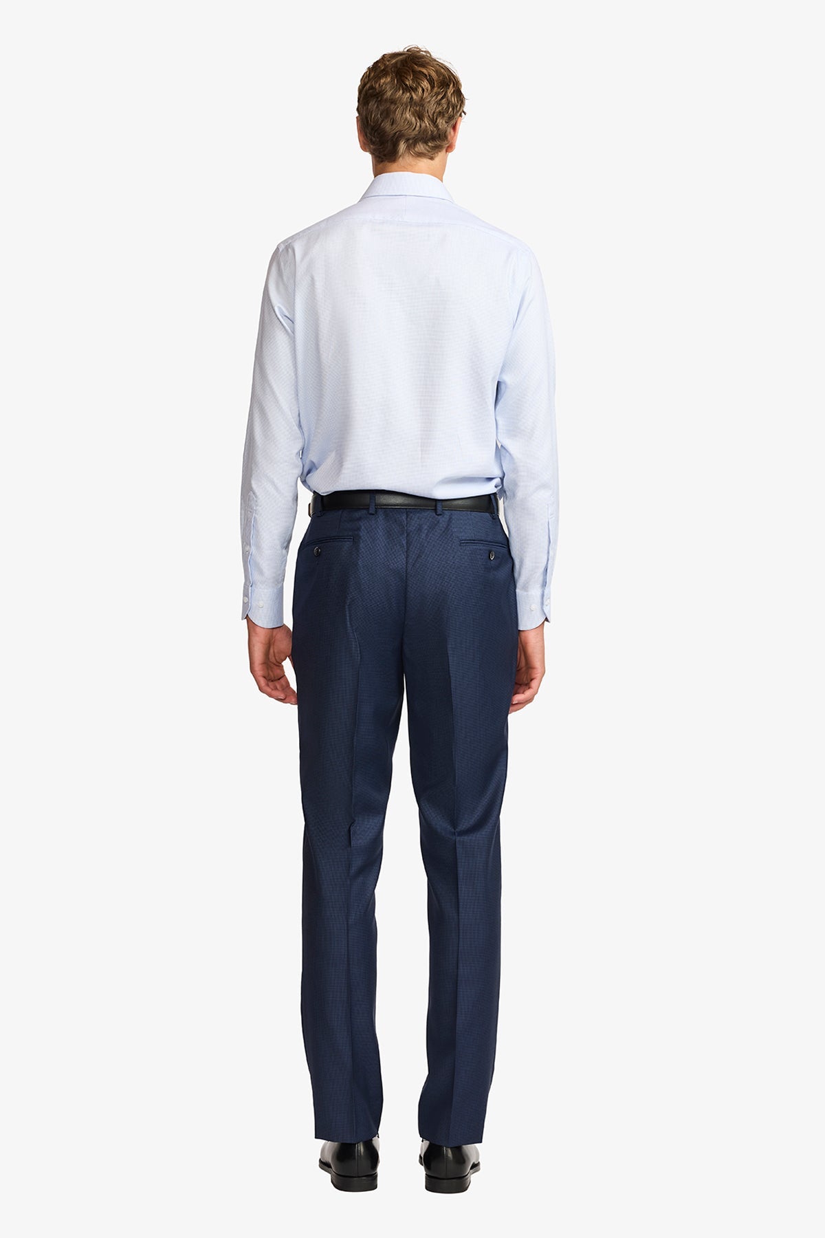 Anthony Squires Onder formal shirt microdesign (Blue)