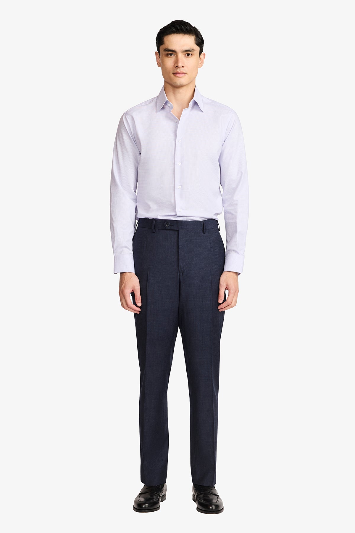 Image of Shirts. Product name - Onder Formal Shirt Lilac Microdesign in Microdesign colour by brand - Anthony Squires