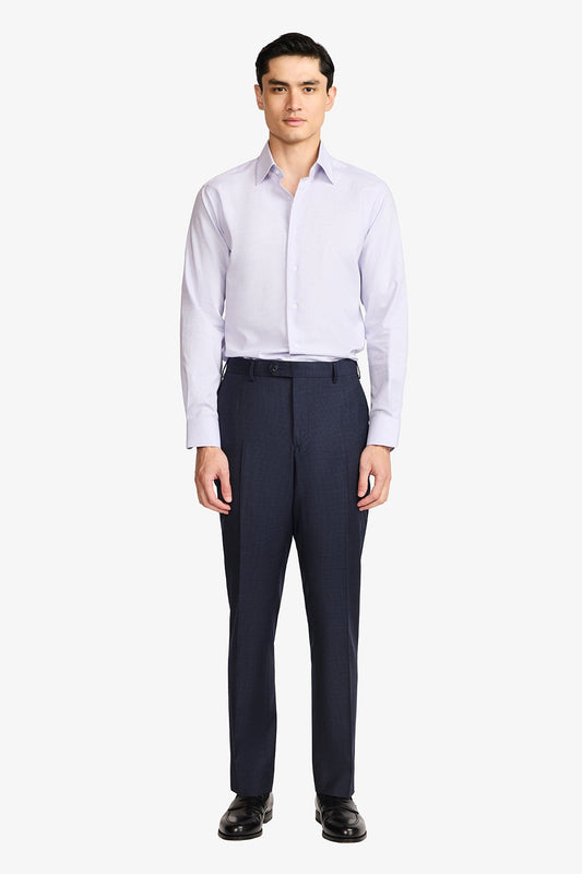 Image of Shirts. Product name - Onder Formal Shirt Lilac Microdesign in Microdesign colour by brand - Anthony Squires