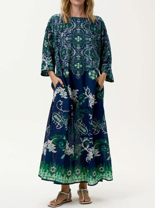 Image of Dresses. Productname: ONE SEASON JACKIE DRESS in Navy Green colour by brand - One Season