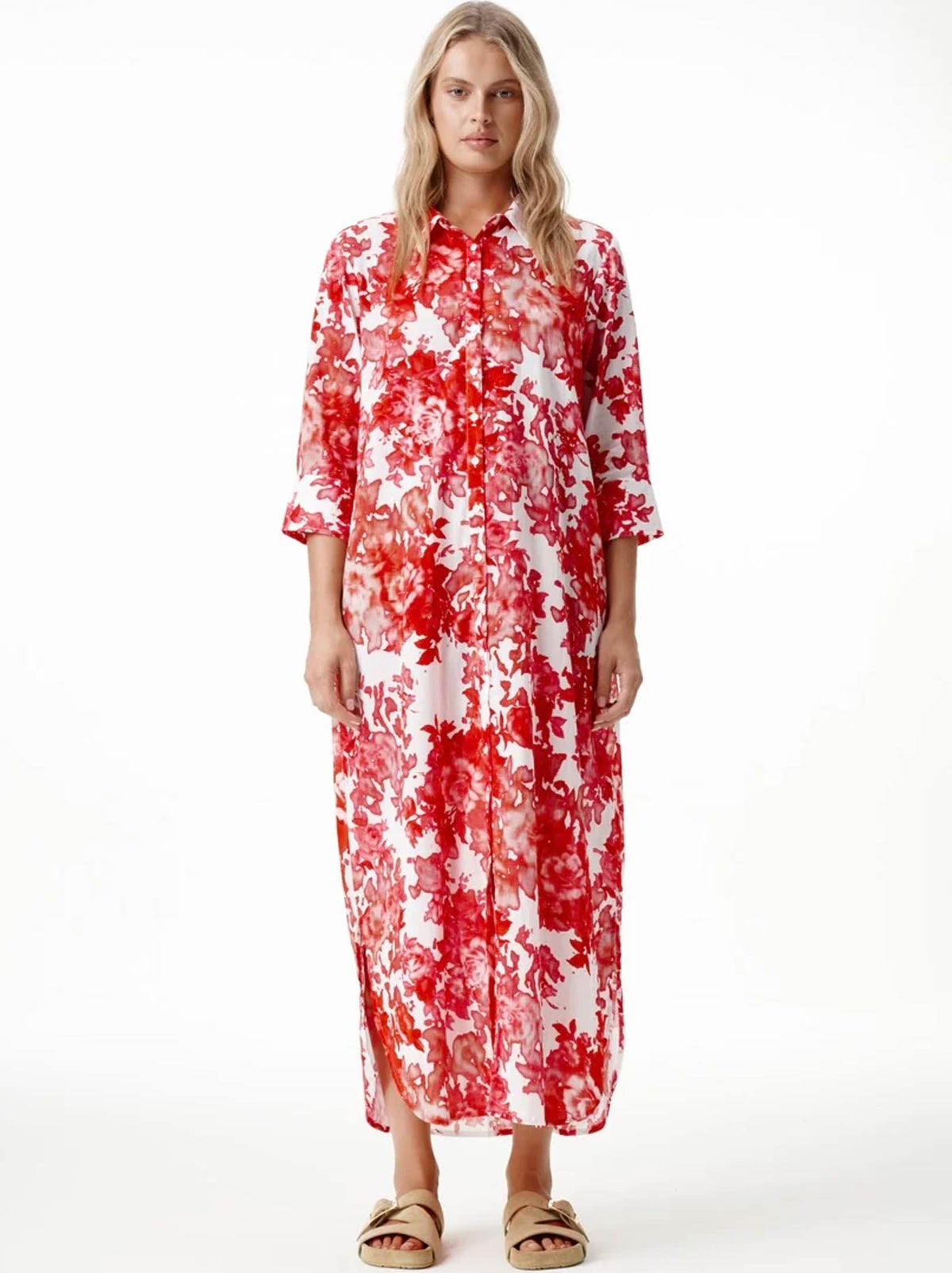 Image of Dresses. Product name - ONE SEASON LONG DAISY DRESS in White colour by brand - One Season