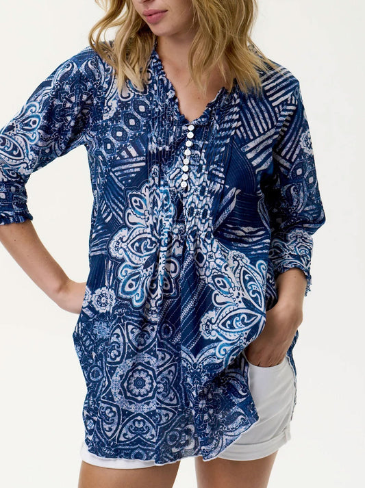 ONE SEASON POPPY TOP (Mandala)