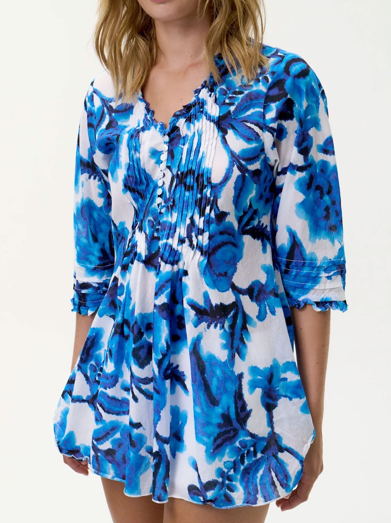 One Season Poppy Top (Blue)