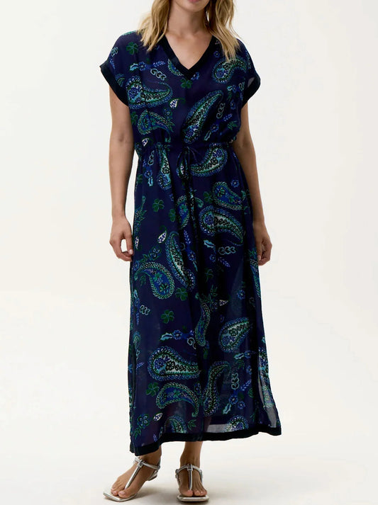 Image of Dresses. Product name - ONE SEASON SAMMI DRESS in Navy colour by brand - One Season