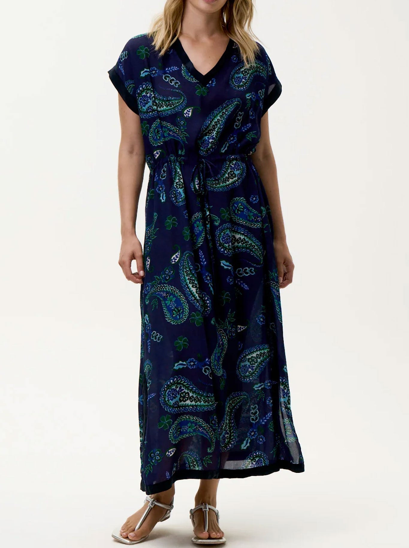 Image of Dresses. Product name - ONE SEASON SAMMI DRESS in Navy colour by brand - One Season