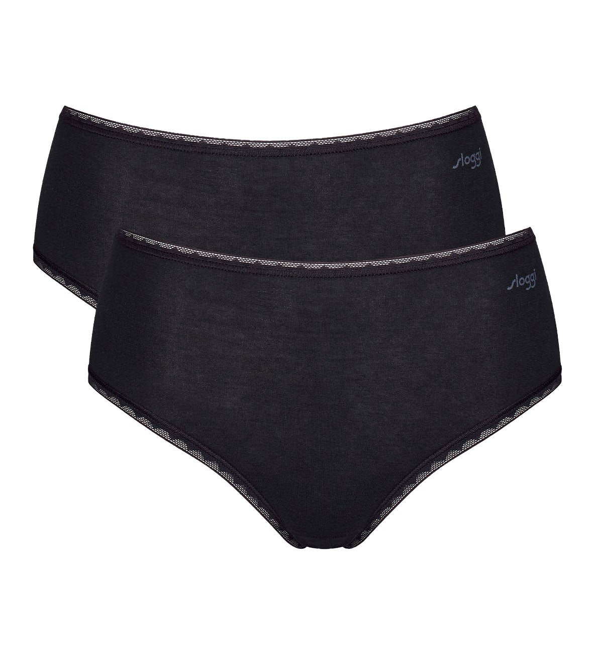 Triumph Sloggi Go High Waist 2 Pack (Black)