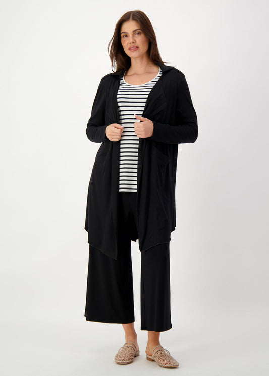 Lou Lou Avril Bamboo Trench Coat (Black)