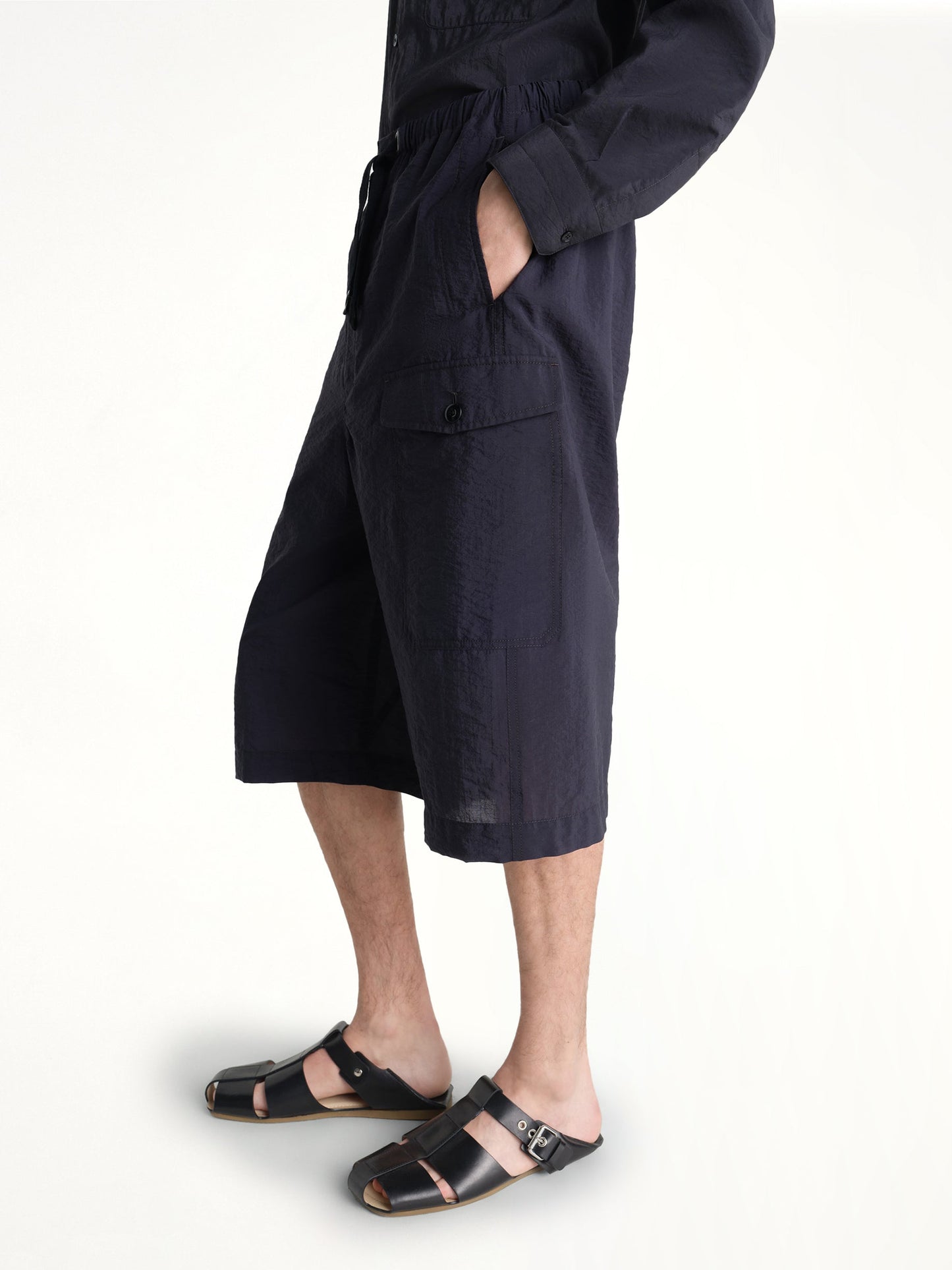 LEMAIRE Cargo Easy Shorts (Black)