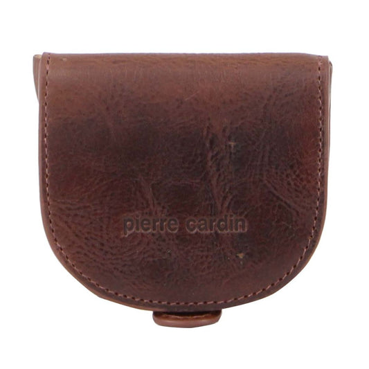 Image of Coin Purses. Productname: Pierre Cardin Italian Leather Coin Purse in Cognac colour by brand - Pierre Cardin