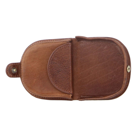 Pierre Cardin Italian Leather Coin Purse (Cognac)