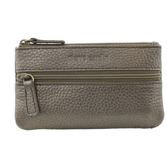 Image of Coin Purses. Productname: Pierre Cardin Leather Coin Purse/Key Holder in Bronze colour by brand - Pierre Cardin