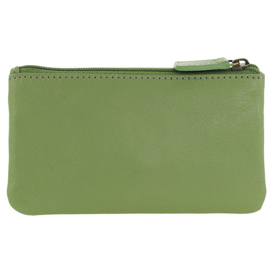 Pierre Cardin Leather Coin Purse/Key Holder (Grape Leaf)