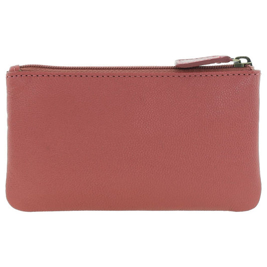 Pierre Cardin Leather Coin Purse/Key Holder (Marsala)