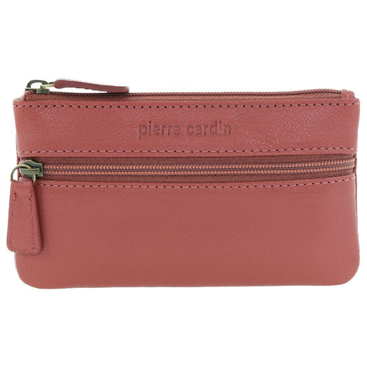 Image of Coin Purses. Productname: Pierre Cardin Leather Coin Purse/Key Holder in Marsala colour by brand - Pierre Cardin