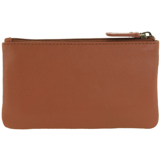Pierre Cardin Leather Coin Purse/Key Holder (Apricot)