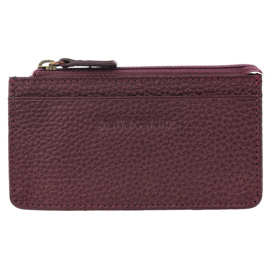 Image of Coin Purses. Productname: Pierre Cardin Coin Purse with Keyring in Shiraz colour by brand - Pierre Cardin