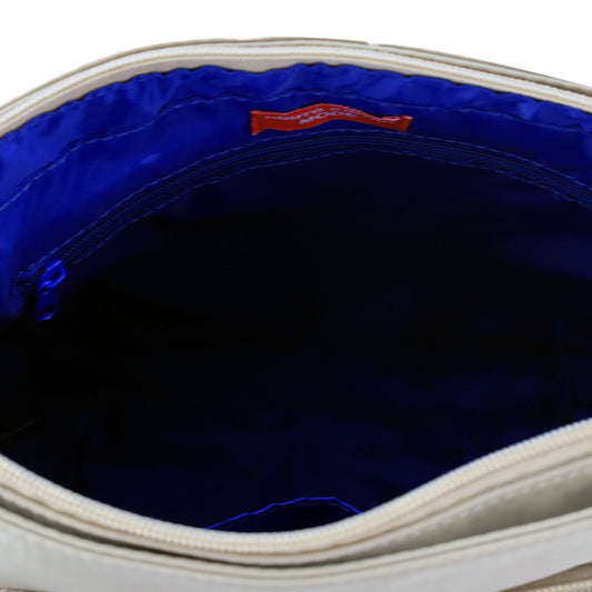 Pierre Cardin Anti-Theft Square Cross-Body Bag (Camel)