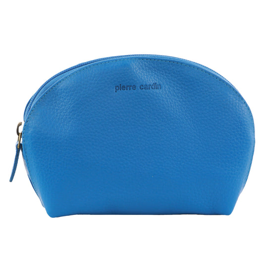Image of Coin Purses. Productname: Pierre Cardin Leather Ladies Coin Purse in Aqua colour by brand - Pierre Cardin