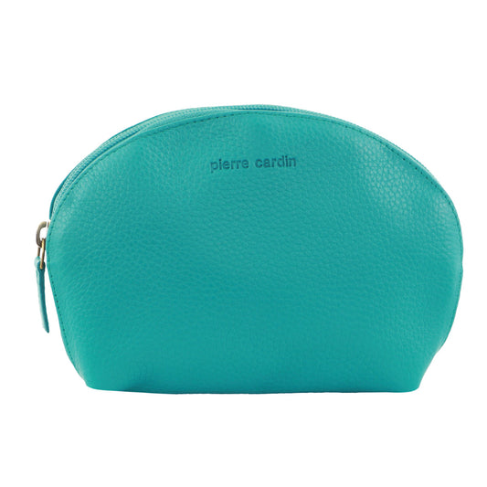 Image of Coin Purses. Productname: Pierre Cardin Leather Ladies Coin Purse in Turquoise colour by brand - Pierre Cardin