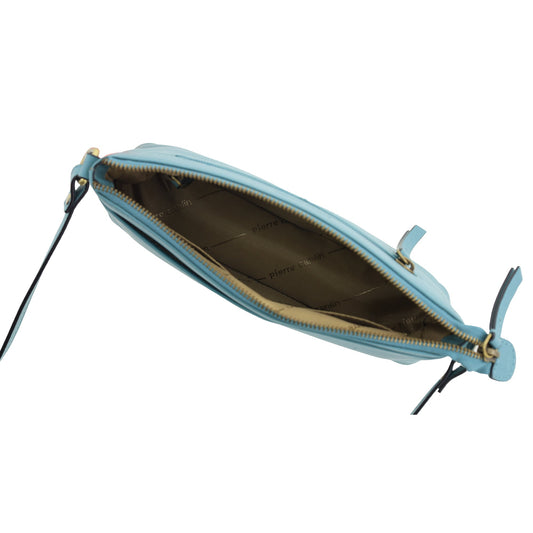 Pierre Cardin Leather Crossbody Bag (Moss)