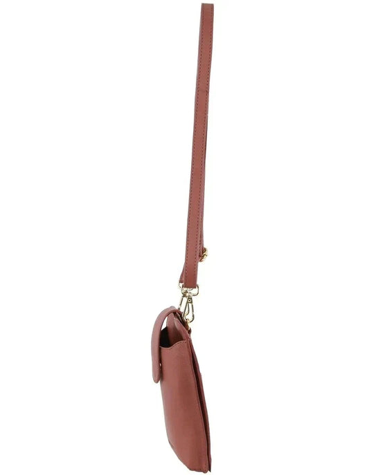 Pierre Cardin Leather Phone Bag (Rose)