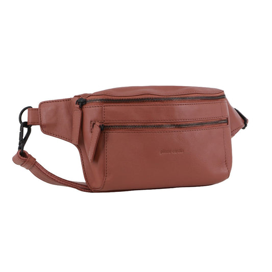 Image of Accessories. Productname: Pierre Cardin Leather 3-Way Sling Bag in Rose colour by brand - Pierre Cardin