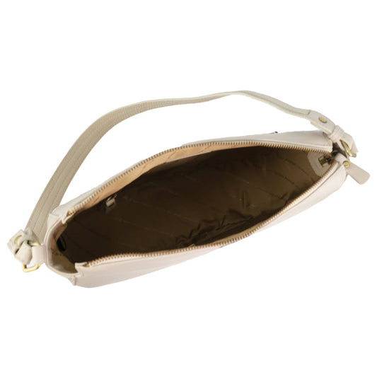 Pierre Cardin Ladies Leather Classic Hobo Bag (Bone)