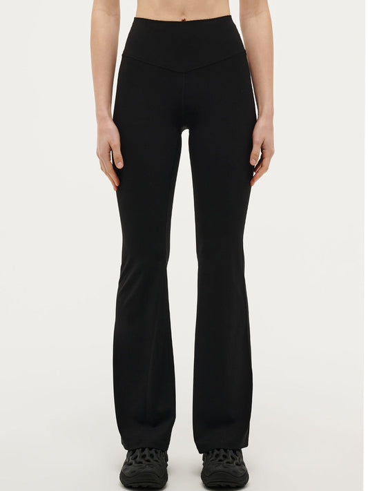 Image of a model wearing Pants. Productname: P.E NATION PREVIEW LEGGING in Black colour by brand - P.E Nation