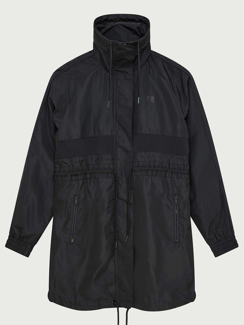 P.E NATION MID LENGTH MAN DOWN (Black)
