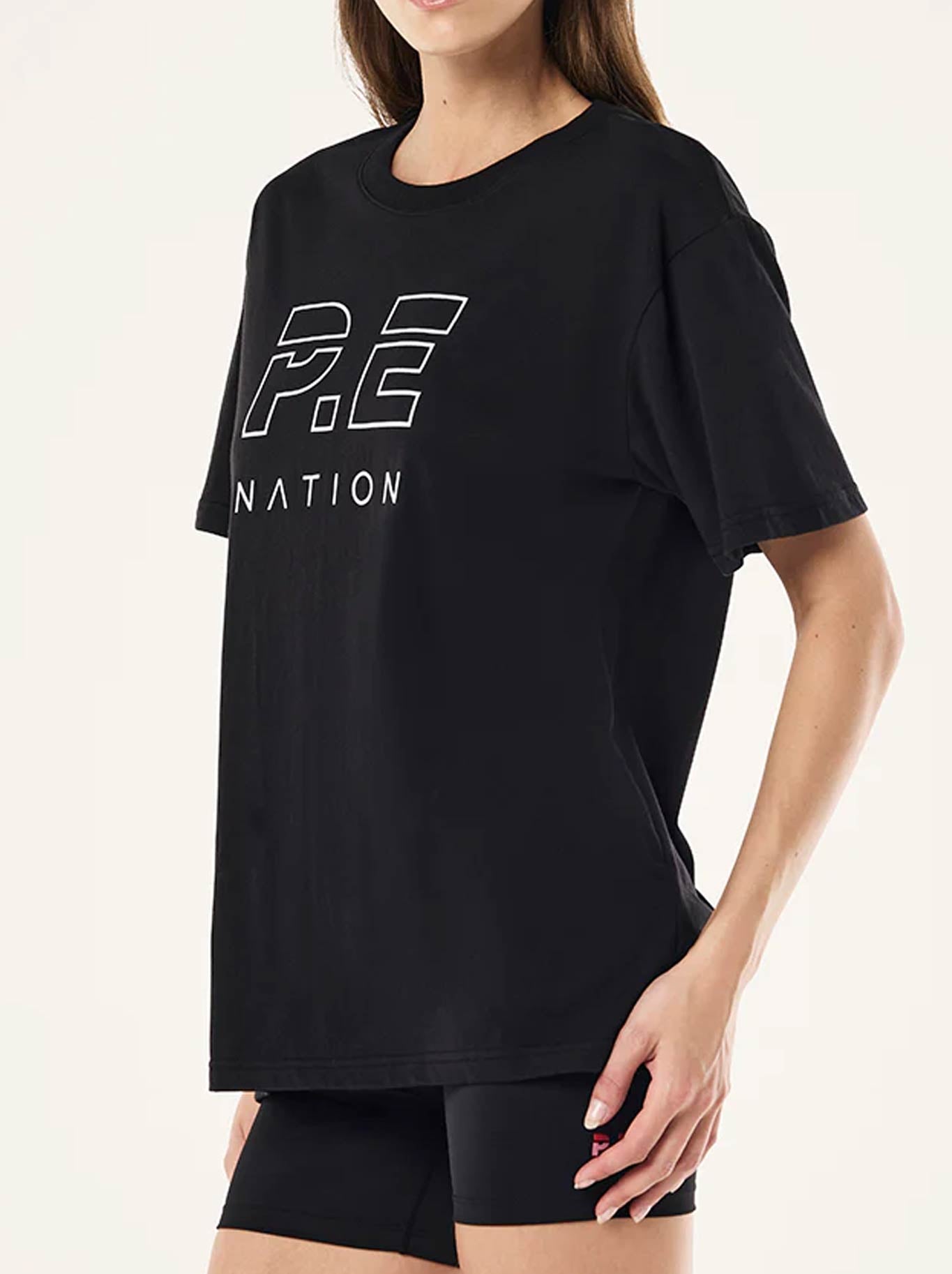 P.E NATION HEADS UP TEE (Black)