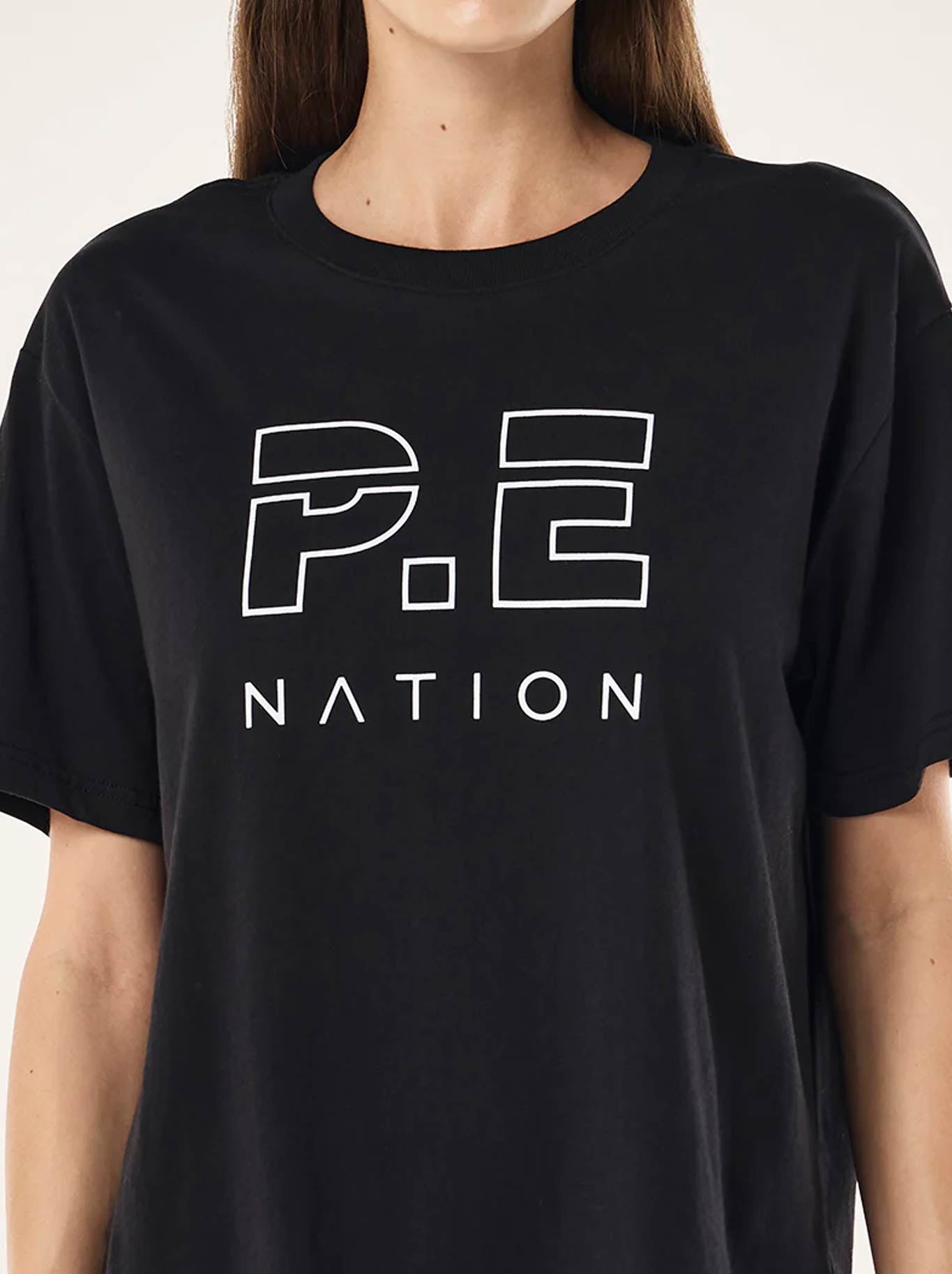 P.E NATION HEADS UP TEE (Black)